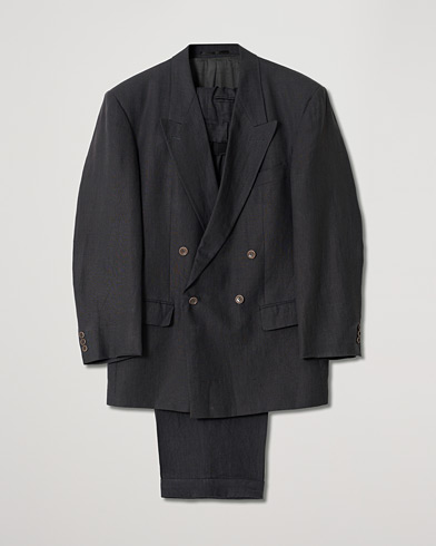 Herr | Pre-owned Kostymer | Pre-owned | Hugo Boss Vintage Linen Suit Grey 52