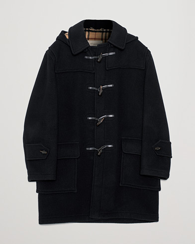 Herr | Pre-owned | Pre-owned | Burberry Wool Duffle Coat Black 50
