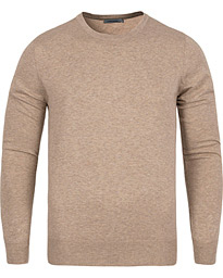  Mikael C Neck Cotton Crep Pullover Beige