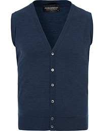  Finagon Slim Fit Waistcoat  Indigo