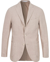  K Jacket Patch Pocket Linen Blazer Natural