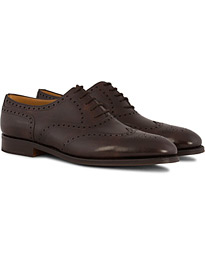  Stowey Brogue Dark Brown Misty Calf