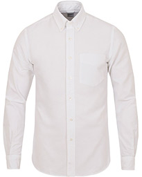  Button Down Oxford Shirt White