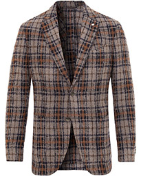  Jack Regular Wool Bouclé Check Blazer Grey