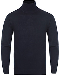  Fine Merino Rollerneck Navy