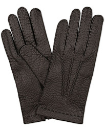  Peccary Handsewn Unlined Glove Black