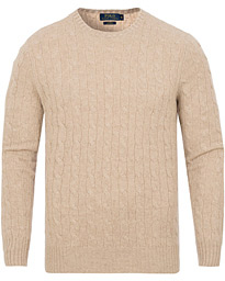  Cashmere Knitted Cable Oatmeal