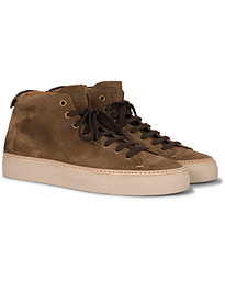  High Sneaker Suede Tobacco