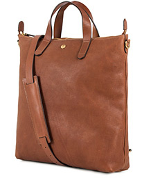  Leather Shopper Bag Tabac/Cuoio