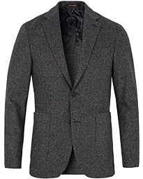  Einar Lambswool Blazer Dark Grey