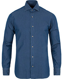  Dandylife Denim Slim Fit Shirt Dark Blue