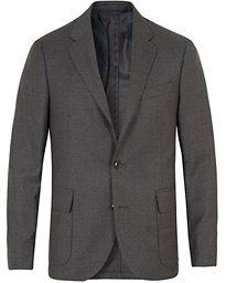  Hopsack Travel Blazer Graphite Melange