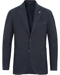  Jack Regular Cotton Herringbone Blazer Navy