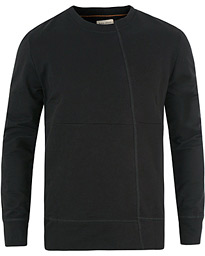  Simon Skewed Crew Neck Sweater Black