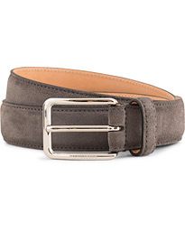  Suede 3 cm Belt Grey