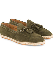  Chesp Tassel Olive Suede