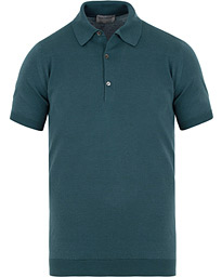  Adrian Slim Fit Sea Island Polo Brunswick Green