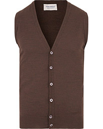  Huntswood Slim Fit Waistcoat Chestnut