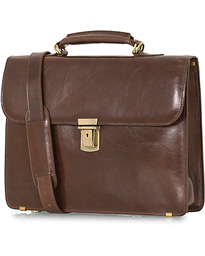  Small Briefcase Brown Leather