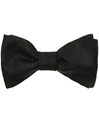  Tuxedo Self Bow Tie Black