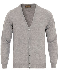  Merino Zegna Knitted Cardigan Grey