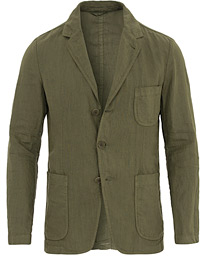  Samuraki Linen Blazer Green