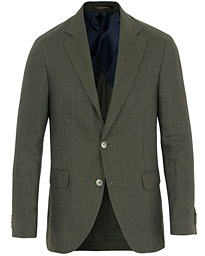  Egel Linen Blazer Green 