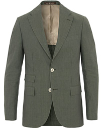  Frank Oxford Linen/Cotton Blazer Green