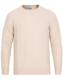  Cashmere Cable Knit Beige