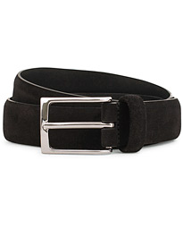  Double Suede 3 cm Belt Black 85