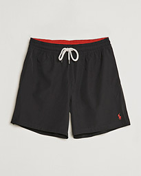  Traveler Boxer Swim Shorts Polo Black