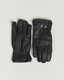  Utsjö Fleece Liner Buckle Elkskin Glove Black