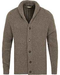  Josh Wool/Alpaca Shawl Cardigan Stone Melange