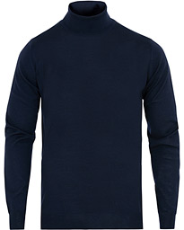  Fine Merino Wool Rollneck Navy