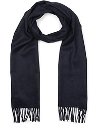  Cashmere Scarf Dark Navy