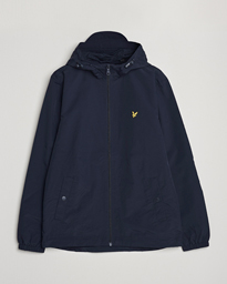  Zip Through Hooded Jacket Dark Navy