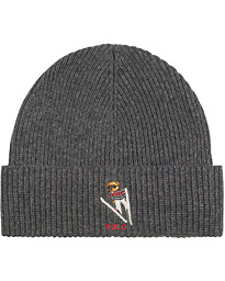  Ski Jumping Bear Beanie Charcoal