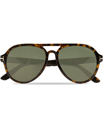  Rory FT0596 Sunglasses Dark Havana/Green