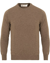  Cashmere Crew Neck Sweater Brown