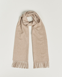  Cashmere Scarf Light Beige