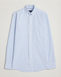  Slim Fit Royal Oxford Stripe Button Down Light Blue