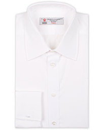  Regular Fit Double Cuff Poplin Shirt White