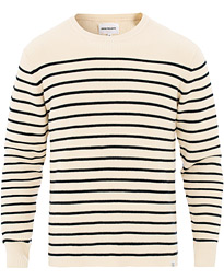  Verner Normandy Cotton Stripe Pullover Ecru