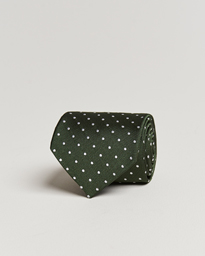  Dot Classic Tie 8 cm Green/White