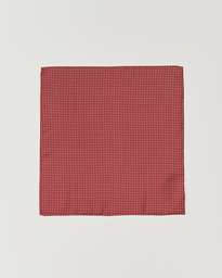  Handkerchief Dot Silk Wine Red