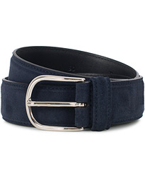  Suede 3,5 cm Belt Navy