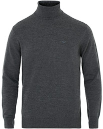  Virgin Wool Polo Grey Melange