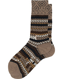  Chunky Knit Sock Brown