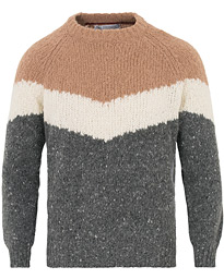  Alpaca Blend Heavy Knit Grey/Camel