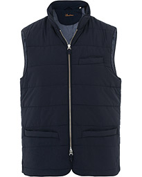  Soft Quilted Nylon Vest Navy